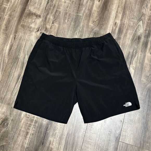 The North Face Men's 2XL Black Sweat Shorts Elastic Waistband - Picture 1 of 3